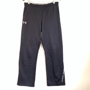 Under Armour Loose Fit Black Fleece Sweat Pants M